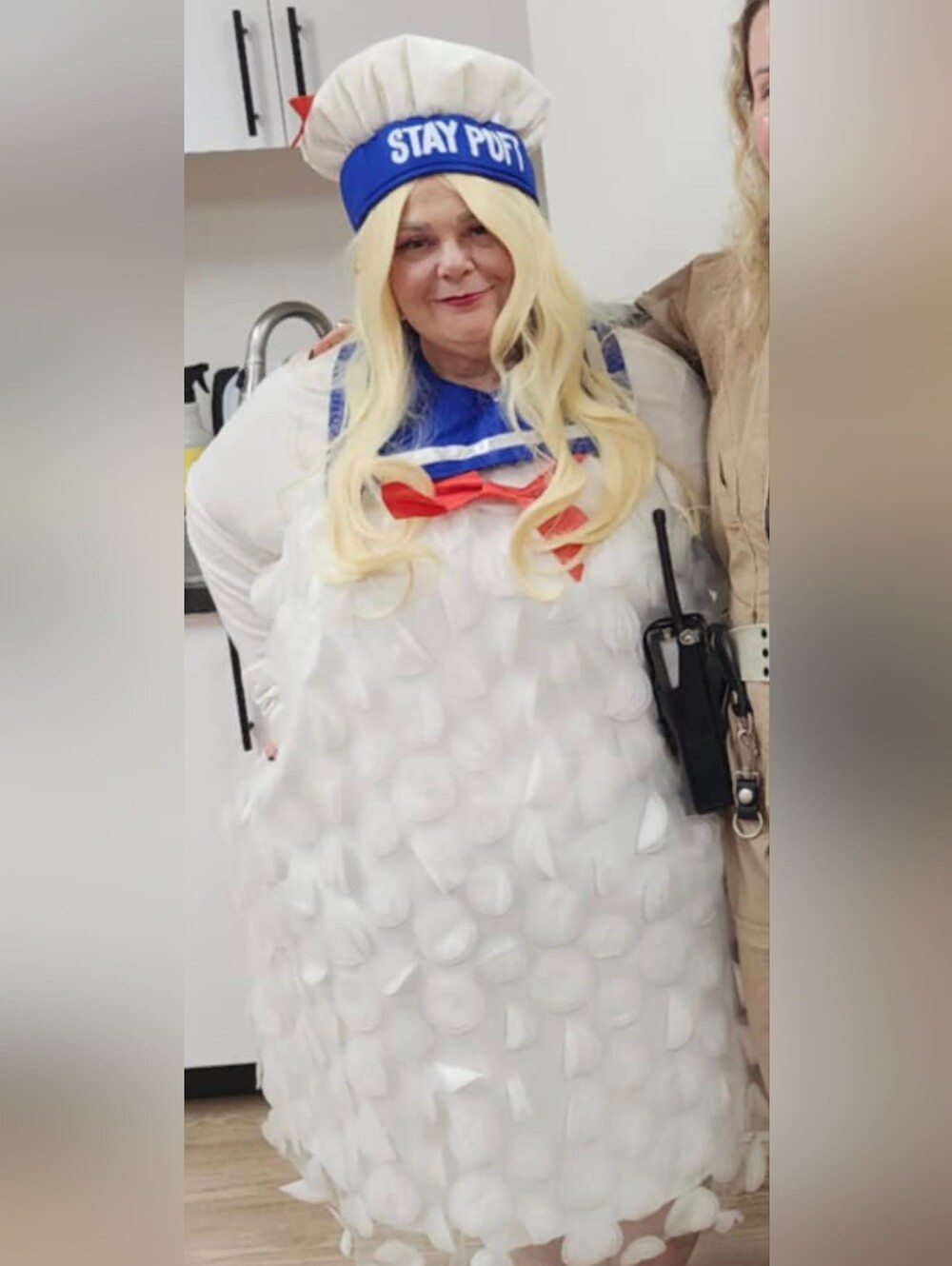4x Stay Puft Marshmallow Woman Costume